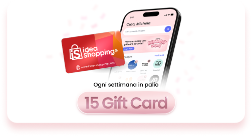Ogni settimana in palio 15 gift card Idea Shopping da 200�